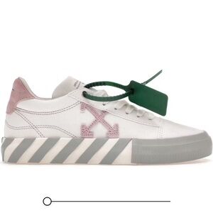 Off-White Low Vulcanized Canvas Sneaker - Women's
